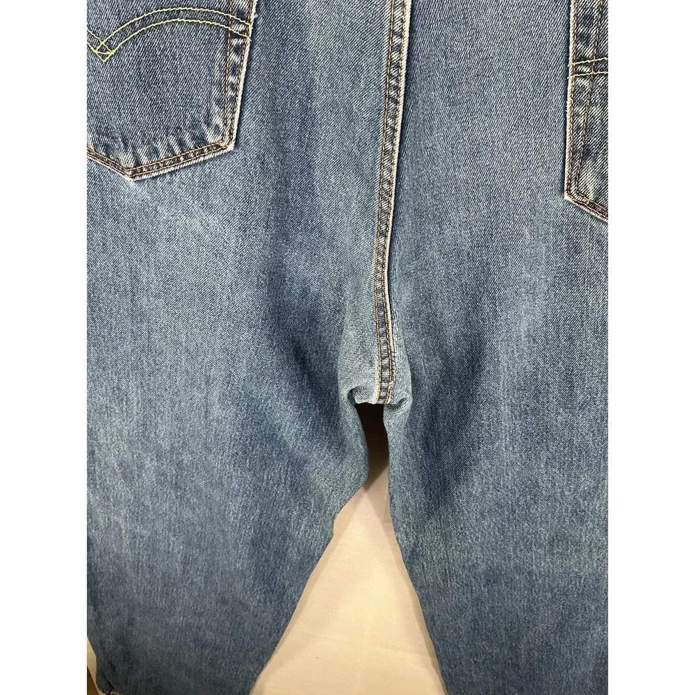 Levi's 505 Regular Fit Straight Leg Blue Jeans Men's Size 40x34 Denim